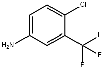 4-氯-3-三氟甲基苯胺 结构式