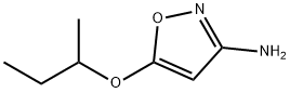 3-Isoxazolamine,5-(1-methylpropoxy)-(9CI) 结构式