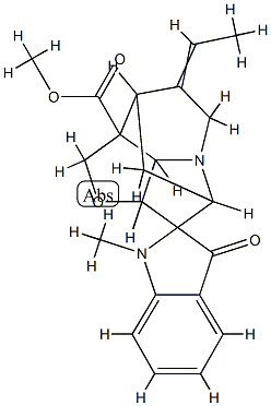 17-Deoxy-6β,17-epoxyvoachalotine pseudoindoxyl 结构式