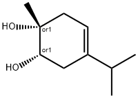 4-Cyclohexene-1,2-diol,1-methyl-4-(1-methylethyl)-,(1R,2S)-rel-(9CI) 结构式