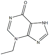 6H-Purin-6-one,3-ethyl-3,7-dihydro-(9CI) 结构式