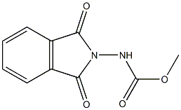 methyl 1,3-dioxo-1,3-dihydro-2H-isoindol-2-ylcarbamate 结构式