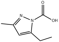1H-Pyrazole-1-carboxylicacid,5-ethyl-3-methyl-(9CI) 结构式