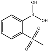 2-甲砜基苯硼酸 结构式