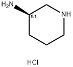 (R)-3-氨基哌啶二盐酸盐 结构式