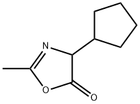 5(4H)-Oxazolone,4-cyclopentyl-2-methyl-(9CI) 结构式