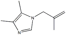 1H-Imidazole,4,5-dimethyl-1-(2-methyl-2-propenyl)-(9CI) 结构式