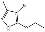 4-溴-5-乙氧基-3-甲基-1H-吡唑 结构式