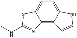 6H-Pyrrolo[3,2-e]benzothiazole,2-(methylamino)-(8CI) 结构式