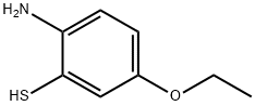 2-氨基-5-乙氧基苯硫醇 结构式