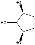 Cyclopentane-1β,2β,3β-triol 结构式