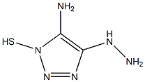 1H-1,2,3-Triazol-5-amine,4-hydrazino-1-mercapto-(9CI) 结构式