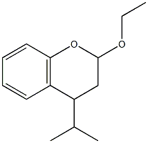 2H-1-Benzopyran,2-ethoxy-3,4-dihydro-4-(1-methylethyl)-(9CI) 结构式