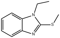 1H-Benzimidazole,1-ethyl-2-(methylthio)-(9CI) 结构式