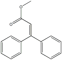"Methyl 3,3-diphenyl-2-propenoate 结构式