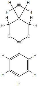 5,5-Dimethyl-2-phenyl-1,3,2-dioxarsenane 结构式