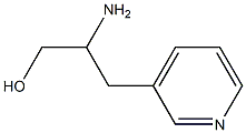 3-Pyridinepropanol,  -bta--amino- 结构式