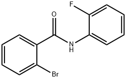 2-bromo-N-(2-fluorophenyl)benzamide 结构式