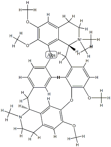 dimethyltubocurarine 结构式