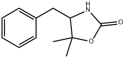 4-苄基-5,5-二甲基恶唑烷-2-酮 结构式