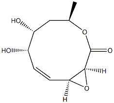 D-ribo-Dec-4-enonic acid, 2,3-anhydro-4,5,8,10-tetradeoxy-, tha-lactone, (2xi-iota,3xi-iota,4E)- (9CI) 结构式