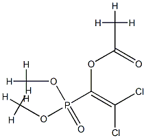 Dimethyl=(1-acetoxy-2,2-dichloroethenyl) phosphonate 结构式