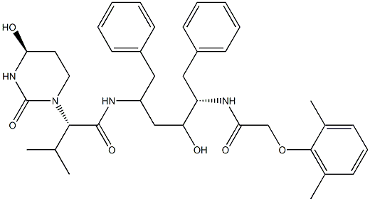 洛匹那韦代谢物M3-M4 结构式