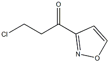 1-Propanone,3-chloro-1-(3-isoxazolyl)-(9CI) 结构式