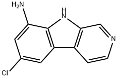 6-chloro-8-aMino-β-carboline 结构式