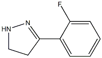 1H-Pyrazole,3-(2-fluorophenyl)-4,5-dihydro-(9CI) 结构式