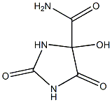 4-Imidazolidinecarboxamide,4-hydroxy-2,5-dioxo-(9CI) 结构式