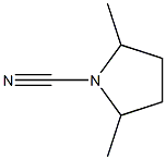 1-Pyrrolidinecarbonitrile,2,5-dimethyl-(9CI) 结构式