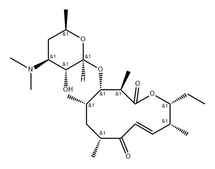 10-Deoxymethymycin 结构式