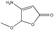 2(5H)-Furanone,4-amino-5-methoxy-(9CI) 结构式