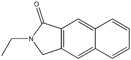 1H-Benz[f]isoindol-1-one,2-ethyl-2,3-dihydro-(9CI) 结构式