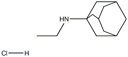 1-(1-Aminoethyltricyclo-(3,3,1,1)[3,7]-decane)hydrochloride 结构式