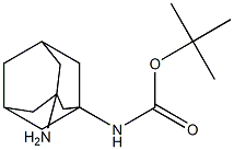 Carbamic acid, (3-aminotricyclo[3.3.1.13,7]dec-1-yl)-, 1,1-dimethylethyl ester (9CI) 结构式