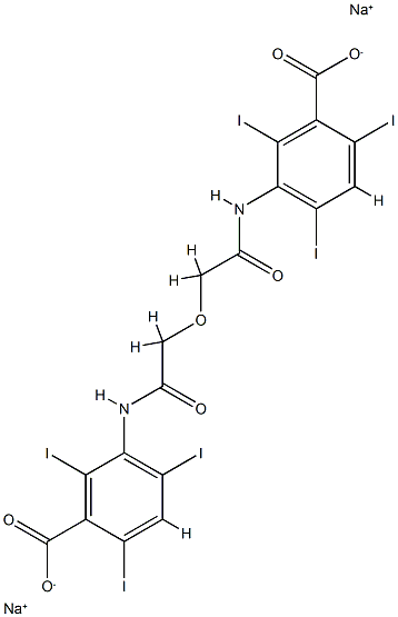 ioglycamic acid sodium salt 结构式