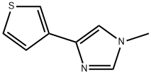 1H-Imidazole,1-methyl-4-(3-thienyl)-(9CI) 结构式