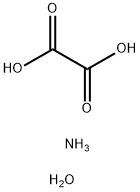 草酸氢铵半水合物 结构式