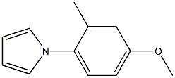 1H-Pyrrole,1-(4-methoxy-2-methylphenyl)-(9CI) 结构式