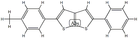 2-(4-Methylphenyl)-5-phenyl[1,2]dithiolo[1,5-b][1,2]dithiole-7-SIV 结构式