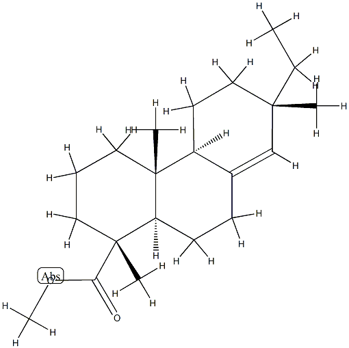 Methyl 15,16-dihydrosandaracopimarate 结构式