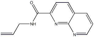 1,8-Naphthyridine-2-carboxamide,N-2-propenyl-(9CI) 结构式