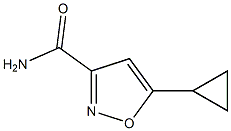 3-Isoxazolecarboxamide,5-cyclopropyl-(9CI) 结构式