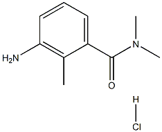 3-amino-N,N,2-trimethylbenzamide 结构式