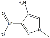 1-甲基-3-硝基-1H-吡唑-4-胺 结构式
