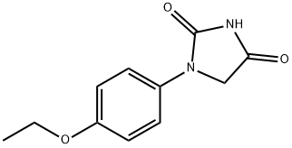 2,4-Imidazolidinedione,1-(4-ethoxyphenyl)-(9CI) 结构式