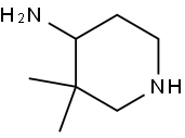 3,3-二甲基哌啶-4-胺 结构式