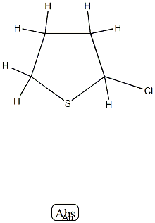 氯(四氢噻吩)金(I);四氢噻吩氯化金 结构式